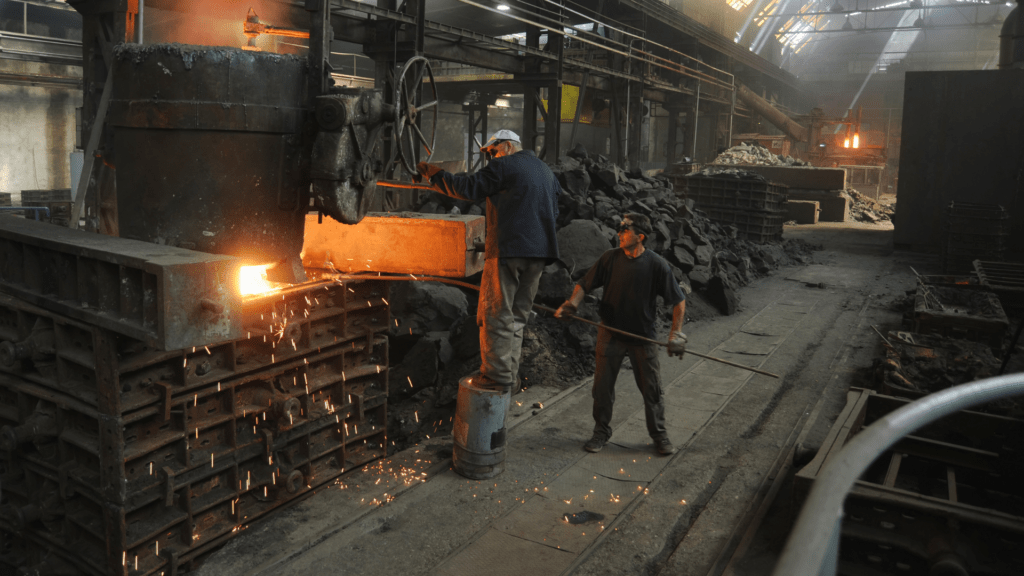 dust control in steel mills