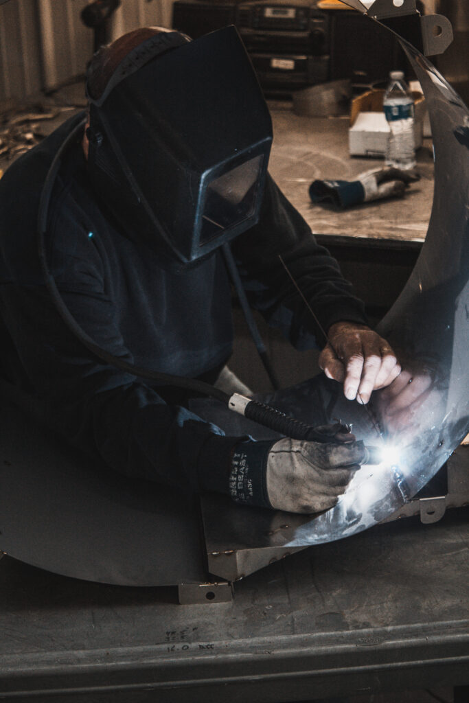 Employee at Air Cleaning Blowers